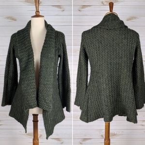 Victory & Victor Wool Blend Waterfall Sweater